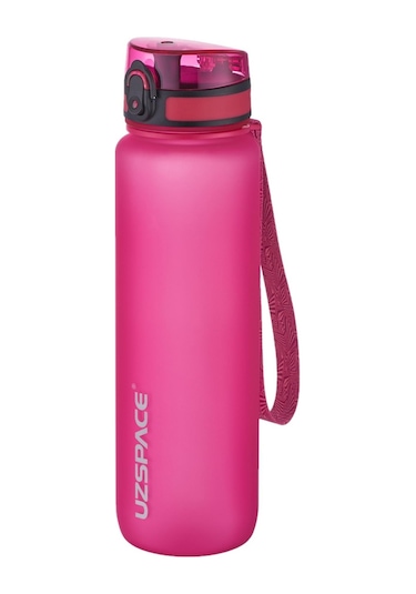 Uzspace FiftyFifty Softtouch Büyük Boy Tritan Su Matarası 28 CM 1 L