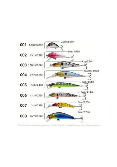 Fochsia 56 Adet Yüksek Kaliteli Yapay Balık Oltası Seti - Tatlı Ve Tuzlu Su Balıkçılığı İçin Gerçekçi Tasarım