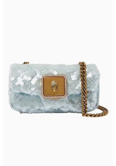 Kurt Geiger Uzun Nano Pimlico Mini Kadın Omuz Çantası Mavi