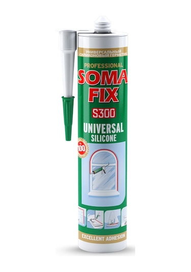 Somafix Genel Amaçlı Silikon 280 Gr. Siyah