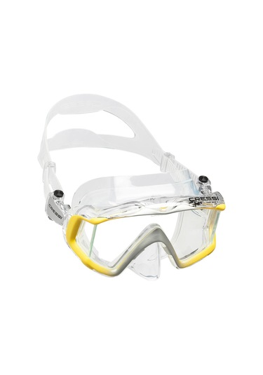 Cressi Liberty Triside Dalış Maskesi Clear - Yellow