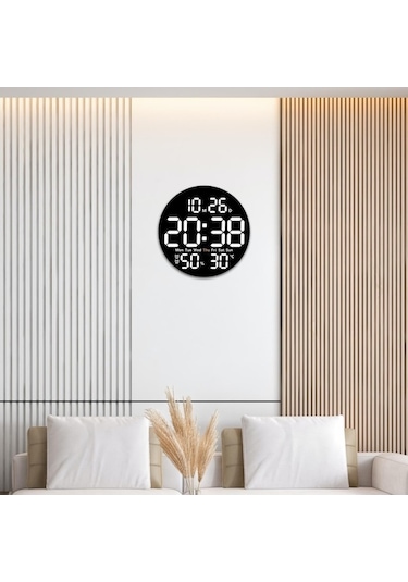 Didadodo Suntek Dijital Duvar Saati, Sessiz Uzaktan Sıcaklık Ölçer Diğer