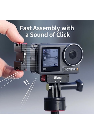 Ulanzi Oa-16 Djı Osmo Action 3 İçin Manyetik Pil Kapağı