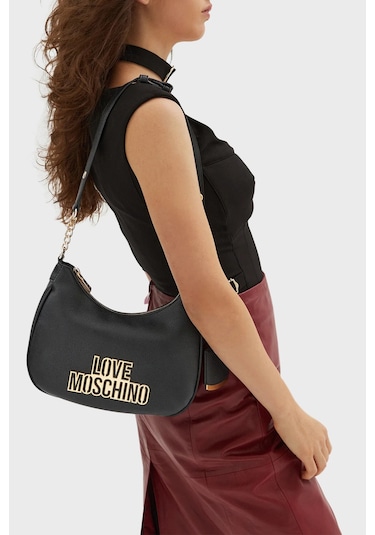 ☆最終SALE☆ MOSCHINO ブラックベルベットバッグ Love Moschino Bayan Çanta Jc4335pp0lko0000 Siyah Siyah Fiyatları