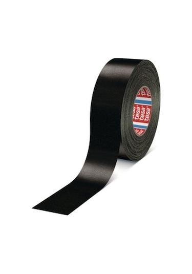 4651 Premium Akrilik Kaplamalı Bez Bant Siyah 50mt 38mm