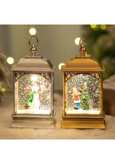 Suntek Yılbaşı Kar Küresi El Sanatları Adamı Tatil İçin 7cmx3.8cmx13cm