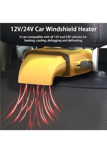 Jialan Elektrikli Oto Kaloriferi Premium Hızlı İsıtma Güçlü