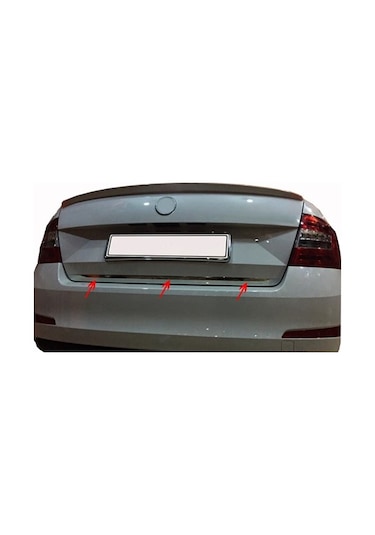 Skoda Octavia Krom Bagaj Alt Çıta 2013-2019 Paslanmaz Çelik N11.4788
