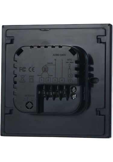 Mufunye Su Isıtma Termostatı Haftalık Programlama Ev Okul Ofis Otel Dokunmatik Ekran Güç 5ahc-t010-ga Su Isıtma Siyah Tuya Wifi B Planı İçin Uygundur