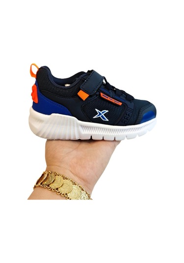 Kinetix Vagor Fx Lacivert Cırtlı Hafif Erkek Çocuk Spor Ayakkabı Lacivert