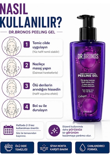 Dr. Bronos Collagen Peeling Jel 150 Ml