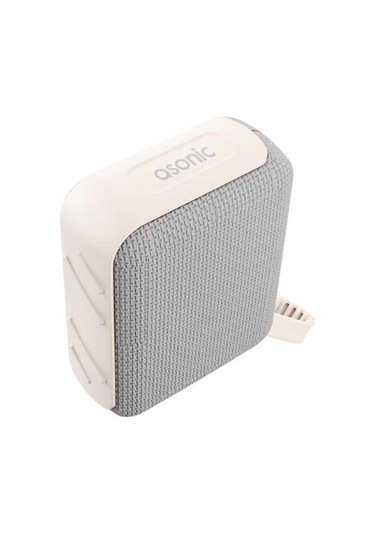 Asonic As-03 Bej Usb-tf-tws-bluetooth Destekli 5w 1200mah Type-c Speaker