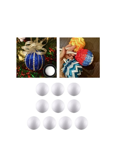 Suntek Köpük Topları Pürüzsüz Dıy Craft Parti Dekorasyon