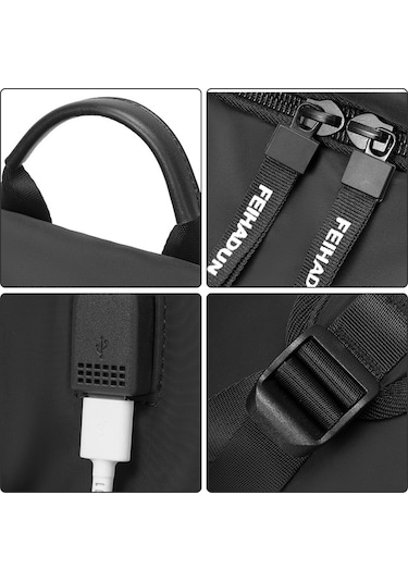 Cxs-7103 Çok Fonksiyonlu Oxford Laptop Çantası Sırt Çantası