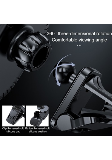 Sones Jjt-968 15w Maksimum Çıkış Manyetik Araç Hava Çıkış Braketi Kablosuz Şarj Cihazı Kırmızı