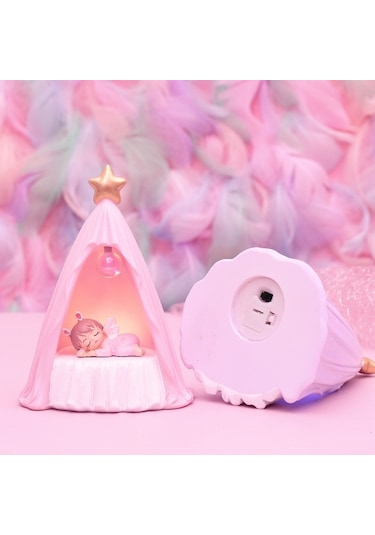 Sones B82880 Oda Dekorasyonu Atmosfer Gece Lambası Başucu Lambası Süsleri, Renk: Pembe Çadır Işığı Çok Renkli