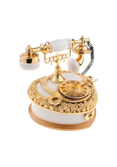Nostaljik Telefon Müzik Kutusu Çekmeceli 31194819