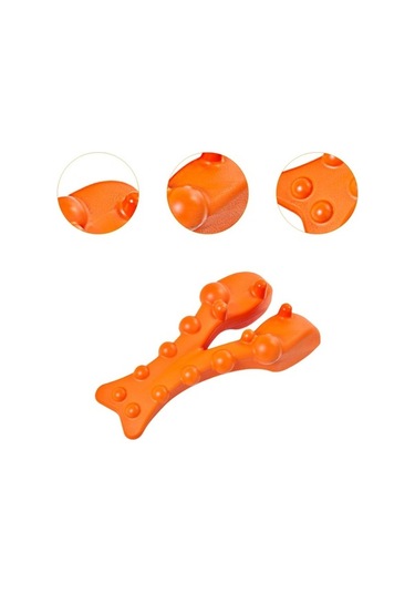 Trendooze Turuncu Homyl Yatak Ofis Mat Yoga İçin Boyun Germe Masajı Derin Doku Turuncu