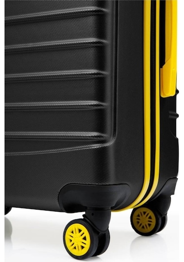 Orta Boy Valiz 4x2 Teker Siyah 1168 Siyah