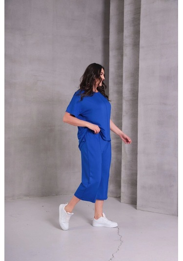Önü Çimalı Takım Mavi