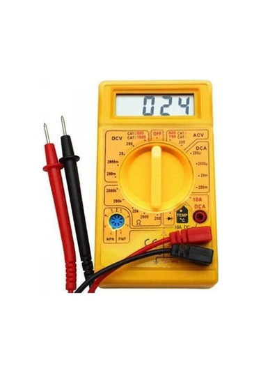 Technomax Dijital Avometre Multimetre Ölçü Aleti Akım Volt Amper Ölçer