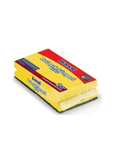 Banat Oluklu Bulaşık Süngeri 2 Adet