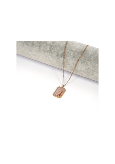 Çelik Kolye Başak Burcu Tarot Kartı Model K-108 Altın