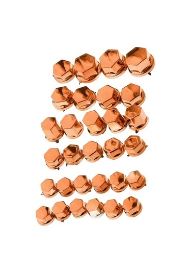 Ganzhoushop Yamaha Vida Turuncu Suntek Somun Parça Motosiklet Kapatma Dekorasyon Civata Başlığı 30 Ql Turuncu