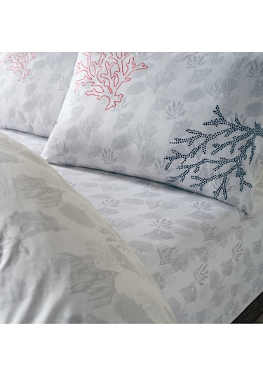 Doqu Home Marine Nevresim Takımı Marina Çift Kişilik - Beyaz