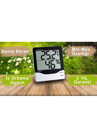 Tfa Dostmann Oda. Ortam. Mekan Sıcaklık ve Nem Ölçer. Termohigro