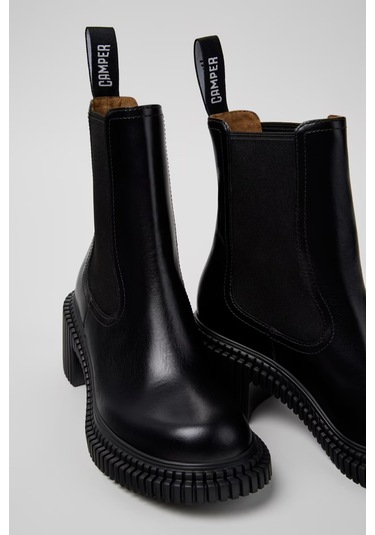 Camper Pix London Deri Kadın Bot K400803-001 Siyah