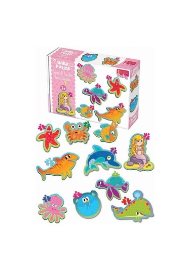 1710 Dıytoy. Baby Puzzle-benim İlk Puzzle Deniz  Canlıları