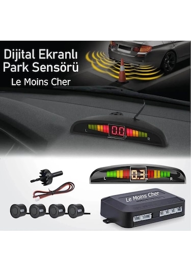 Chevrolet Tahoe Dijital Ekranlı Araç Park Sensörü Siyah Renk Ses Ikazlı