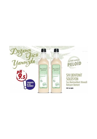 3 Adet Medikil - Sıvı Bentonit Solüsyon 1 L