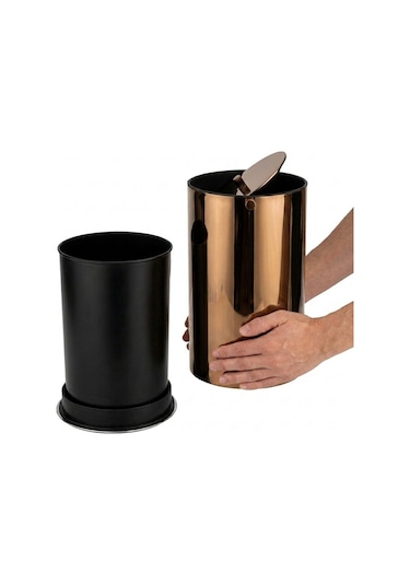 Kobos Nova Çöp Kovası 5l Parlak Bakır Kbw-908rs