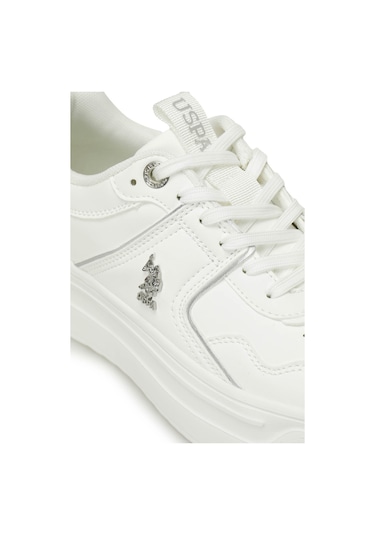 U.S. Polo Assn. 5P CLARKE 5FX Kadın  Beyaz Sneaker