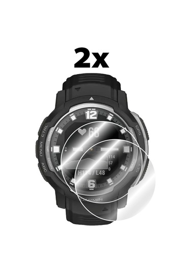 GARMIN Instinct Solar - Crossover ile uyumlu IPG Ekran Koruyucu (2 Adet)