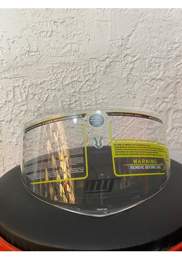 Mts M-966 Kask Camı Şeffaf Yedek