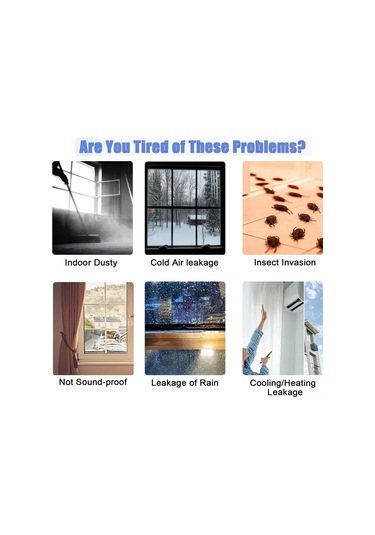 Xindoker 3 Adet Silikon Sürekli Kenar Bandı - Otomatik Yapışkan Pencere Kapı Isı Yalıtımı, Ses Giderici, Toz Ve Haşere Engeli 5m X 4.5mm Beyaz