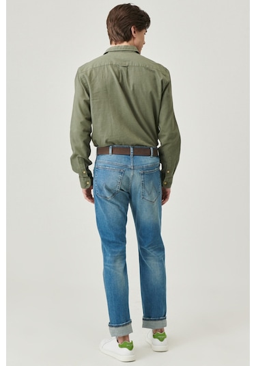 Wrangler Erkek Texas Slim Fit Dar Kesim Normal Bel Esnek Pantolon 673w12s004 Lacivert