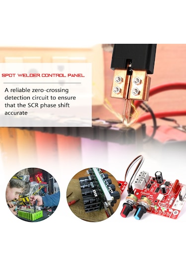 Vkemall 9v 40a Nokta Kaynak Kontrol Paneli Dıy Seti - Zaman Ve Akım Ayarlı, Dijital Ekran, Ayak Pedalı