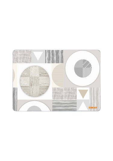 Macbook Pro Enkay 13" A2251 / A2289 / A2338 Koruyucu Laptop Kılıf Geometri No.3