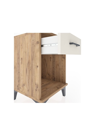 Hyperion Komodin Tek Çekmeceli 44x44x64 Çam-aytaşı Çam