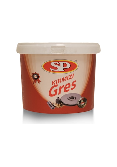 Sp Plastik Kova Kırmızı Gres 14 KG