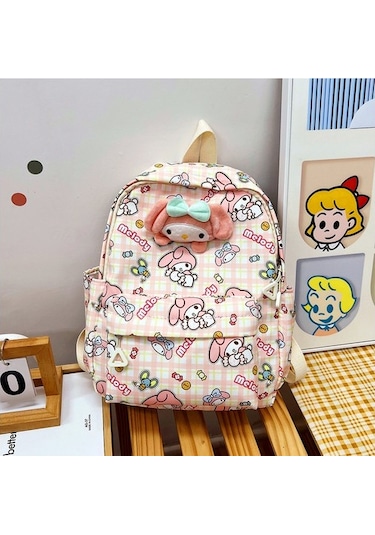 Çocuk Okul Çantaları Anaokulu Karikatür Çift Sırt Çantası Çocuk Ilkokul Öğrencileri Birinci Ve Ikinci Sınıf Sırt Çantaları Yxw0ız Mavi - Pembe