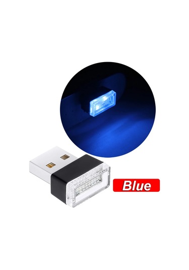 Mini Usb Led Araba Lambası, Dekorasyon Atmosferi İçin Neon Işık, Tak Ve Çalıştır, Araba Lambası Çok Renkli