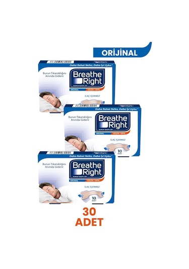Breathe Right Burun Bandı Normal Boy 3 x 10'lu