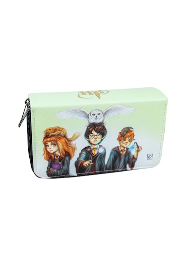 Kalem Kutusu Anime-manga Harry Potter Temalı Orginazer Üç Bölmel