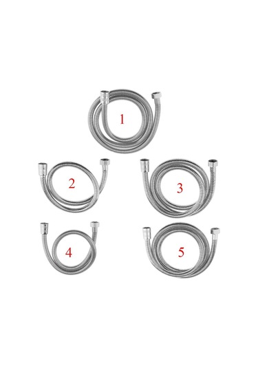 Suntek 1.2m Esnek Paslanmaz Çelik Kaplama Banyo Duş Hortumu