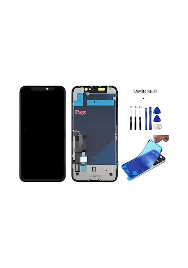 Tkgz İphone Uyumlu 11 Lcd Ekran Dokunmatik -a- Kalite Gx Marka + Tamir Seti + Toz Bantı